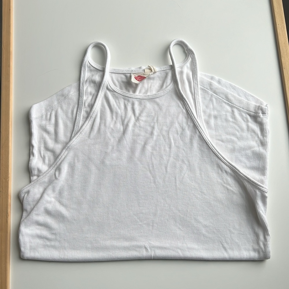 Anthropologie White Tank Top